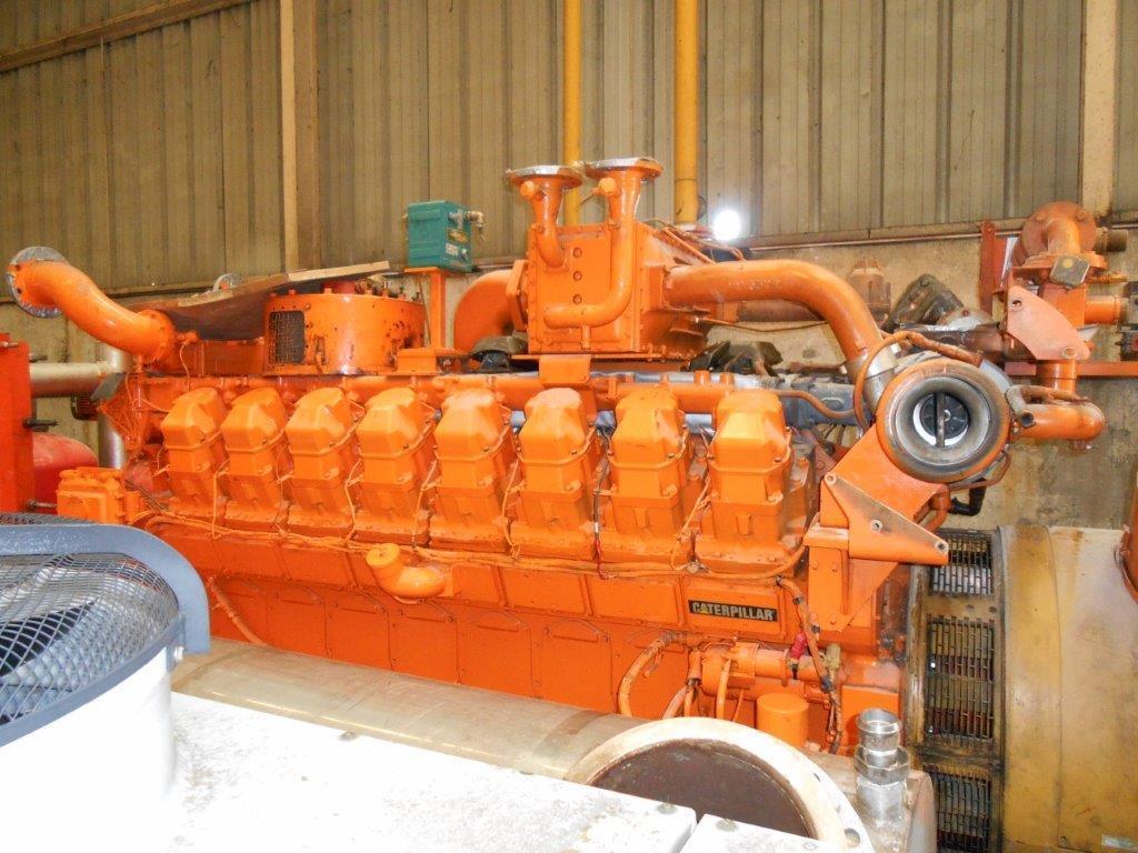 Used Caterpillar 3516 gas engine